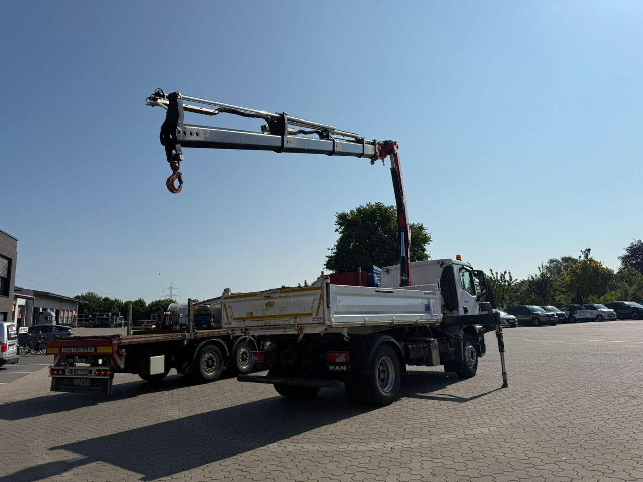 MAN TGM 18.320 4x2 BB mit Fassi F135 Kipper Kran - Caminhão basculante, Caminhão grua: foto 4 MAN TGM 18.320 4x2 BB mit Fassi F135 Kipper Kran - Caminhão basculante, Caminhão grua: foto 4