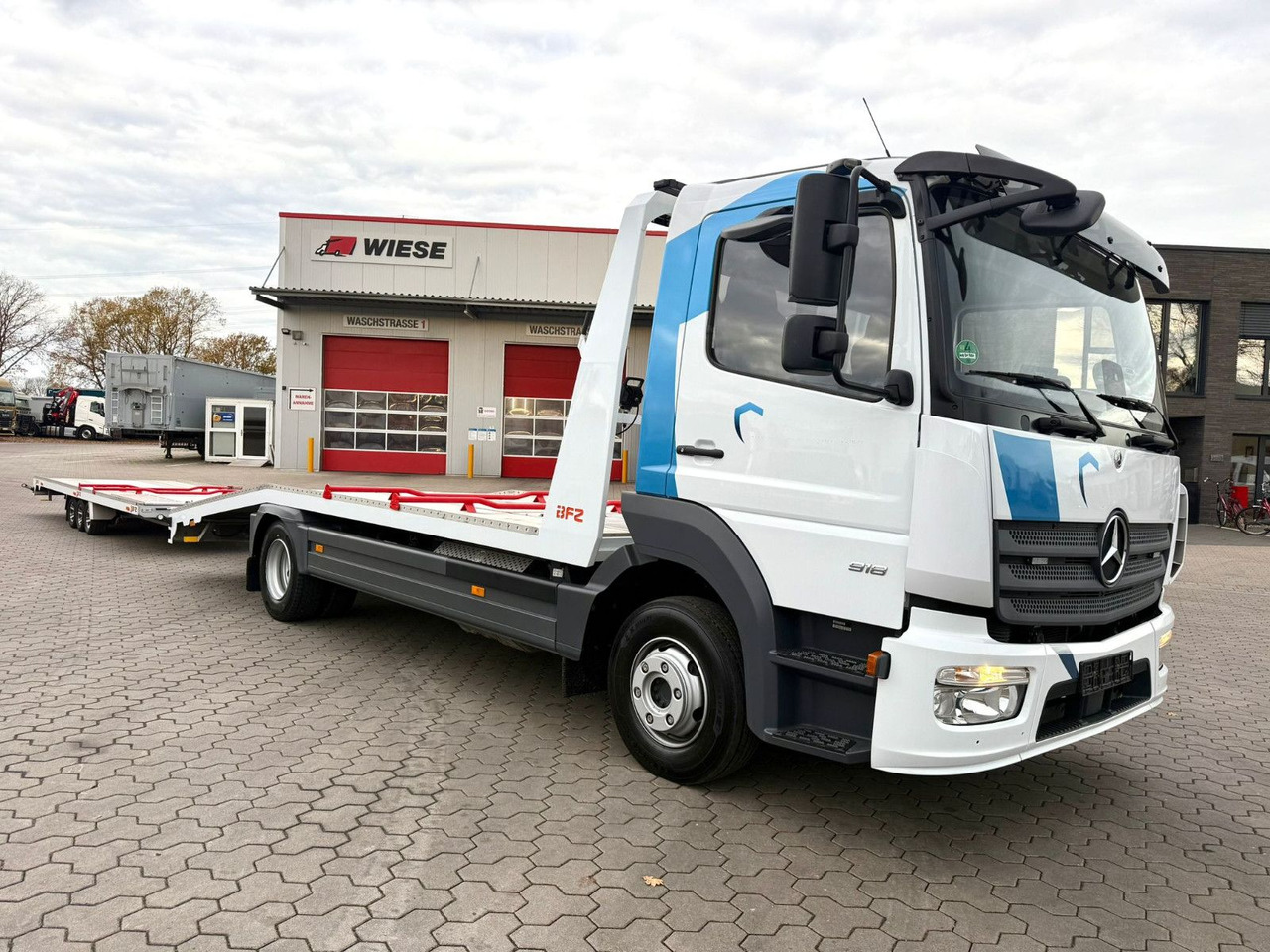Mercedes-Benz Atego 918L Autotransporter mit BFZ Anhänger - Caminhão transporte de veículos: foto 4 Mercedes-Benz Atego 918L Autotransporter mit BFZ Anhänger - Caminhão transporte de veículos: foto 4
