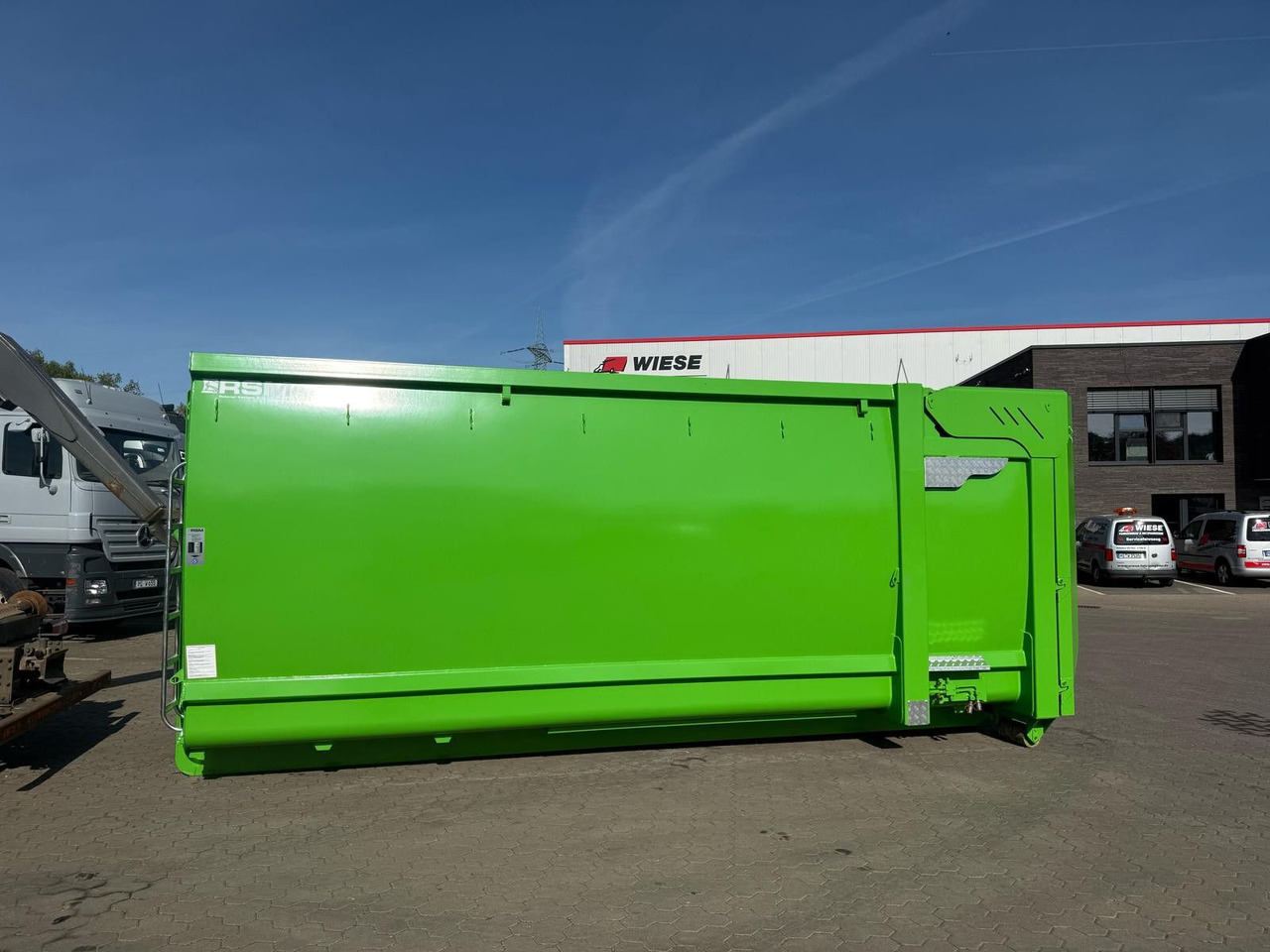 RSM Abrollcontainer 38m³ mit hydr. Heckklappe - Semireboque transportador de contêineres/ Caixa móvel: foto 2 RSM Abrollcontainer 38m³ mit hydr. Heckklappe - Semireboque transportador de contêineres/ Caixa móvel: foto 2