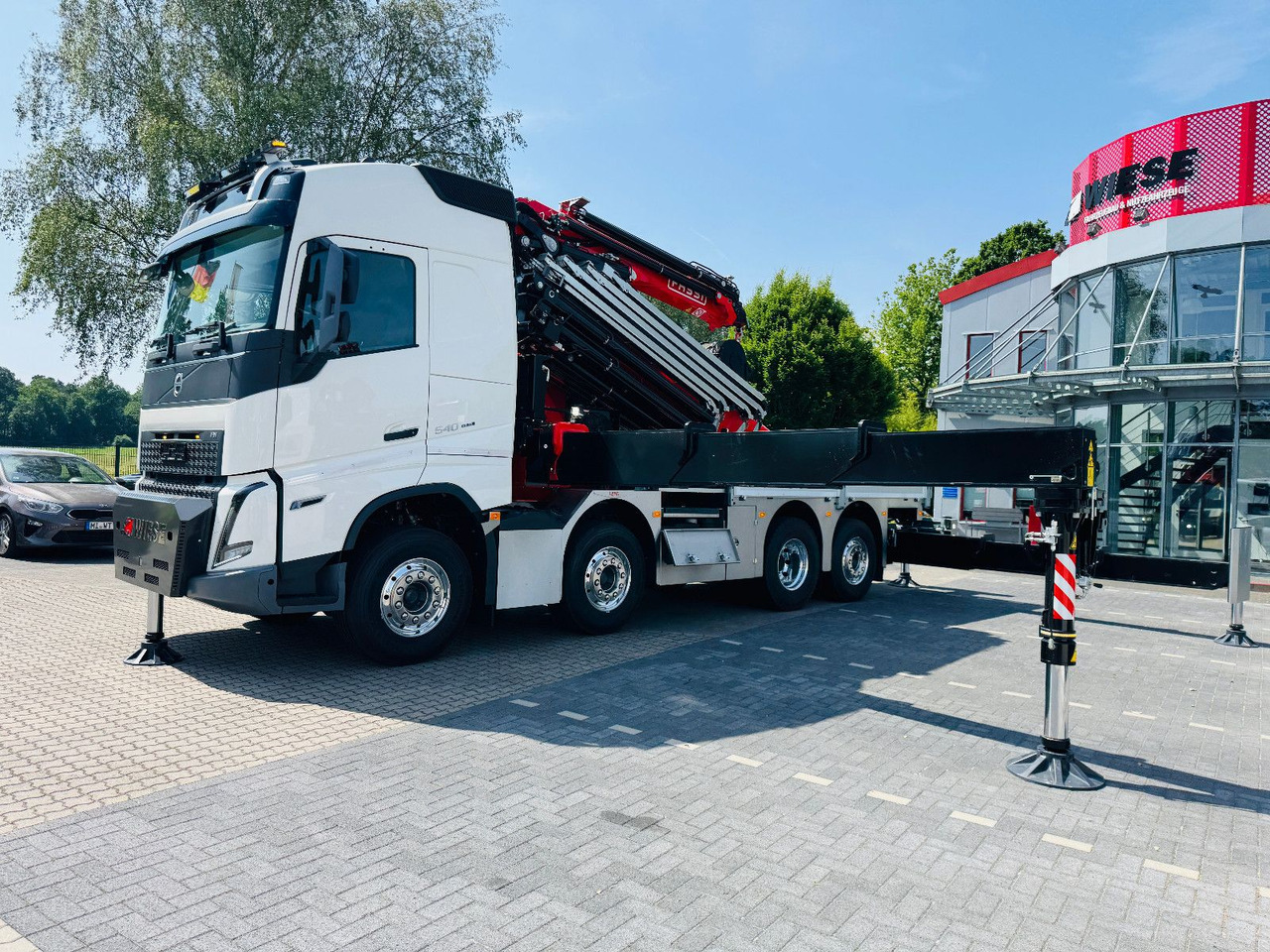 Volvo FH 540 mit Fassi F2150RAL Fly Jib + Winde - Camião de caixa aberta/ Plataforma, Caminhão grua: foto 4 Volvo FH 540 mit Fassi F2150RAL Fly Jib + Winde - Camião de caixa aberta/ Plataforma, Caminhão grua: foto 4