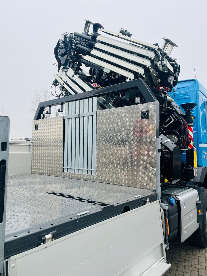 Camião de caixa aberta/ Plataforma, Caminhão grua Volvo FMX 500 inkl. F345RB.2.24 & L324 +V20 & Korb: foto 8