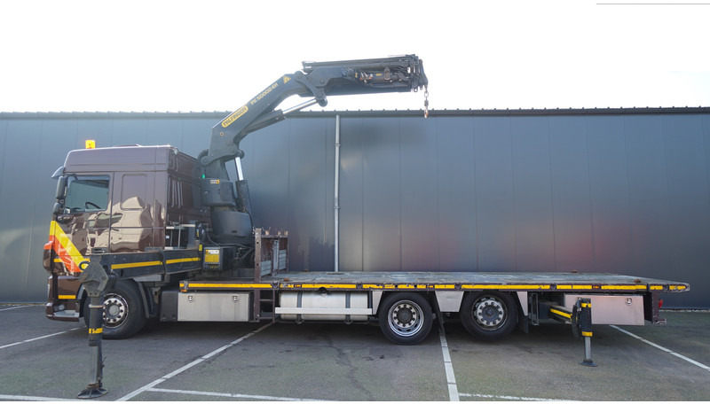 DAF XF 460 6X2 FLATBED TRUCK WITH PALFINGER PK 50002 CRANE - Caminhão grua: foto 1 DAF XF 460 6X2 FLATBED TRUCK WITH PALFINGER PK 50002 CRANE - Caminhão grua: foto 1