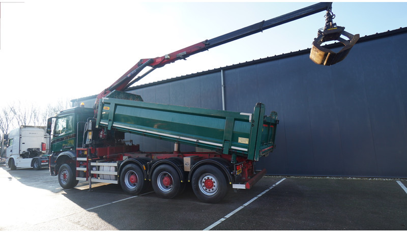 Mercedes-Benz AROCS 3542 8X4 2 SIDE TIPPER WITH HMF Z 1943 CRANE 407.000KM - Caminhão grua: foto 3 Mercedes-Benz AROCS 3542 8X4 2 SIDE TIPPER WITH HMF Z 1943 CRANE 407.000KM - Caminhão grua: foto 3