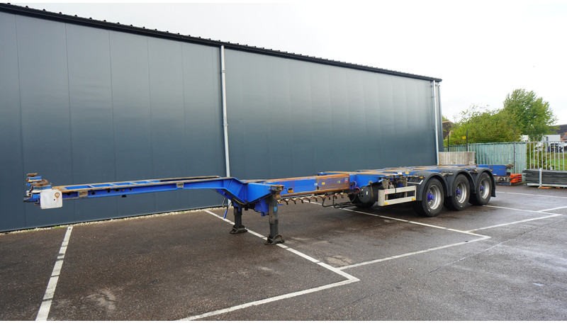 Pacton 3 AXLE MULTI CONTAINER TRANSPORT TRAILER EXTENDABLE 45 FT - Semireboque transportador de contêineres/ Caixa móvel: foto 2 Pacton 3 AXLE MULTI CONTAINER TRANSPORT TRAILER EXTENDABLE 45 FT - Semireboque transportador de contêineres/ Caixa móvel: foto 2