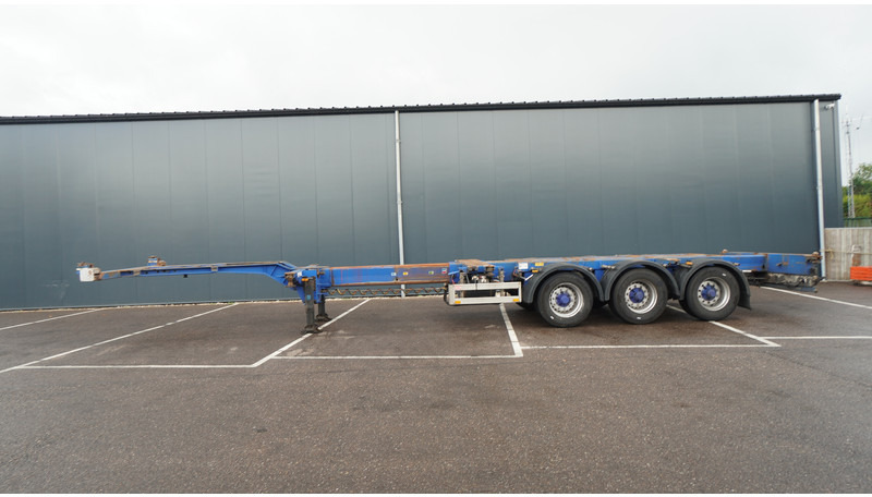 Pacton 3 AXLE MULTI CONTAINER TRANSPORT TRAILER EXTENDABLE 45 FT - Semireboque transportador de contêineres/ Caixa móvel: foto 1 Pacton 3 AXLE MULTI CONTAINER TRANSPORT TRAILER EXTENDABLE 45 FT - Semireboque transportador de contêineres/ Caixa móvel: foto 1