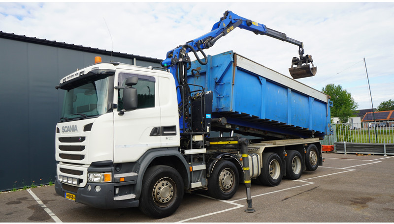 Scania G 490 10X4 CABLE SYSTEM TRUCK WITH PALFINGER Q180Z95TR CRANE - Caminhão grua: foto 2 Scania G 490 10X4 CABLE SYSTEM TRUCK WITH PALFINGER Q180Z95TR CRANE - Caminhão grua: foto 2