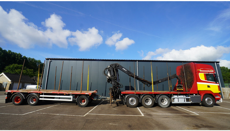 Scania R 580 V8 8X4 LOGTRANSPORT COMBI WITH MTDK YEAR 2012 TRAILER KESLA 46 CRANE - Caminhão florestal, Caminhão grua: foto 4 Scania R 580 V8 8X4 LOGTRANSPORT COMBI WITH MTDK YEAR 2012 TRAILER KESLA 46 CRANE - Caminhão florestal, Caminhão grua: foto 4