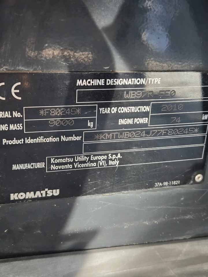 Komatsu WB97 - Retroescavadeira: foto 2 Komatsu WB97 - Retroescavadeira: foto 2