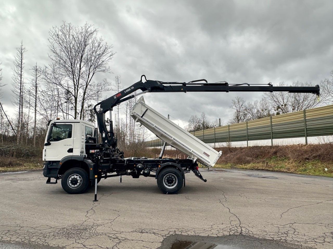 Caminhão basculante, Caminhão grua MAN TGM 18.320 4x4 Euro6e Hiab X-HiDuo 138DS-3: foto 12