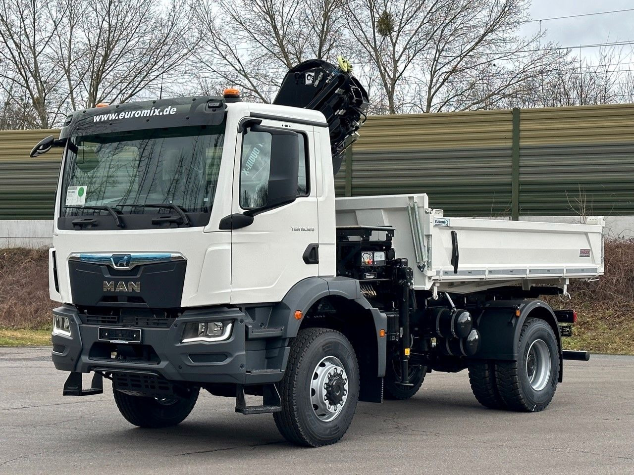 Caminhão basculante, Caminhão grua MAN TGM 18.320 4x4 Euro6e Hiab X-HiDuo 138DS-3: foto 22