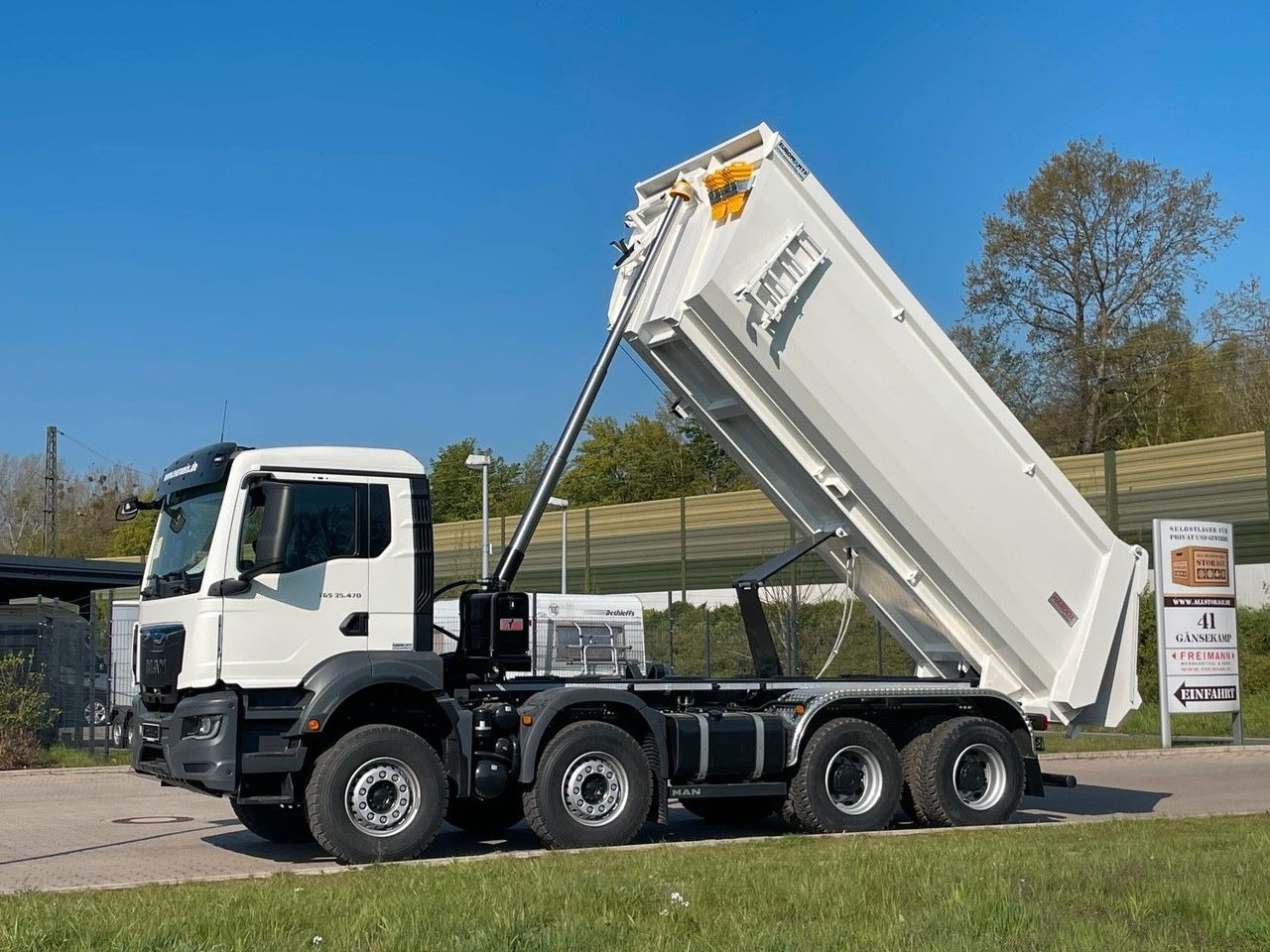 Caminhão basculante MAN TGS 35.470 BB 8X4 Mulden Kipper 10X Vorhanden: foto 11