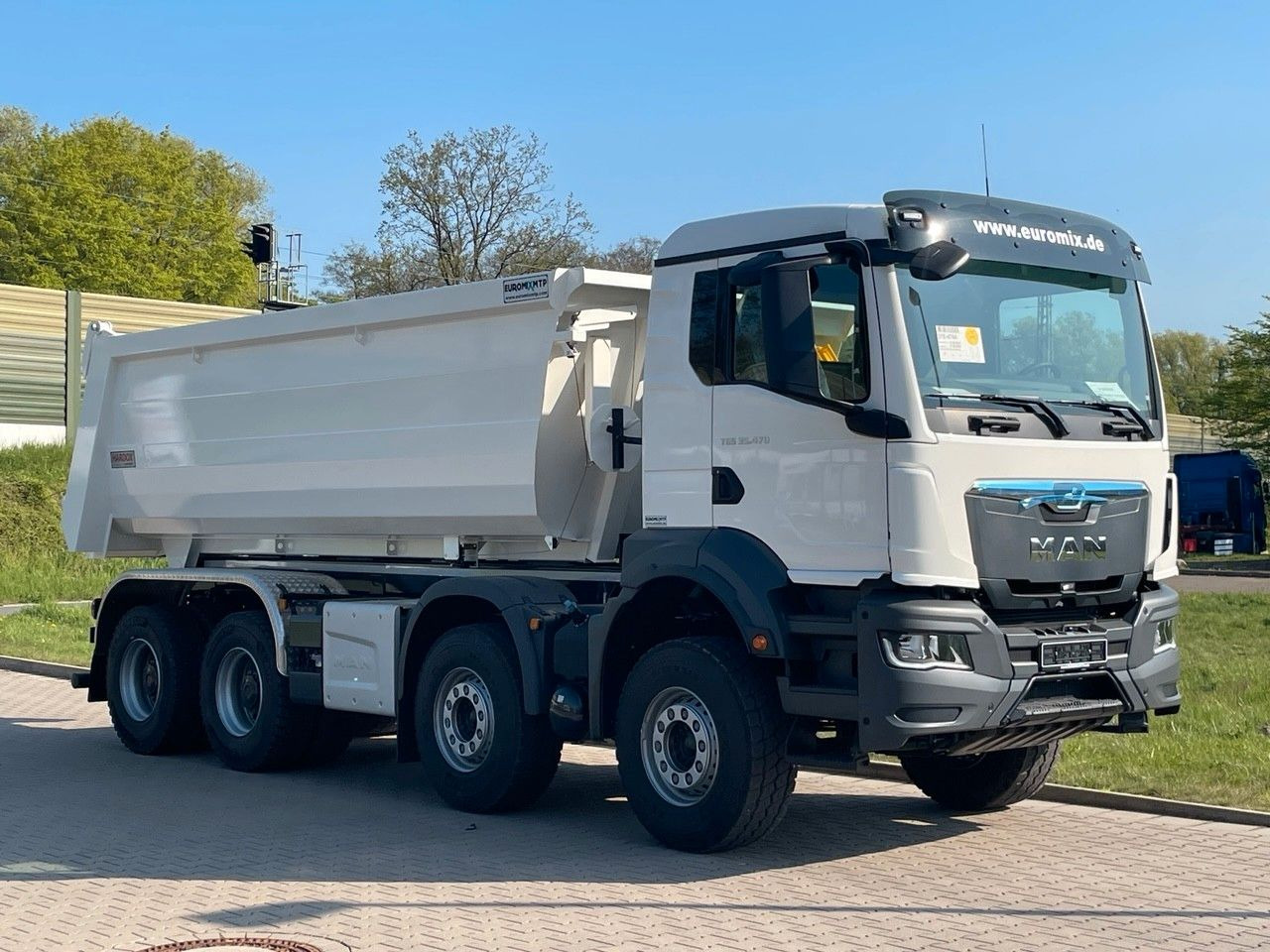 Caminhão basculante MAN TGS 35.470 BB 8X4 Mulden Kipper 10X Vorhanden: foto 10