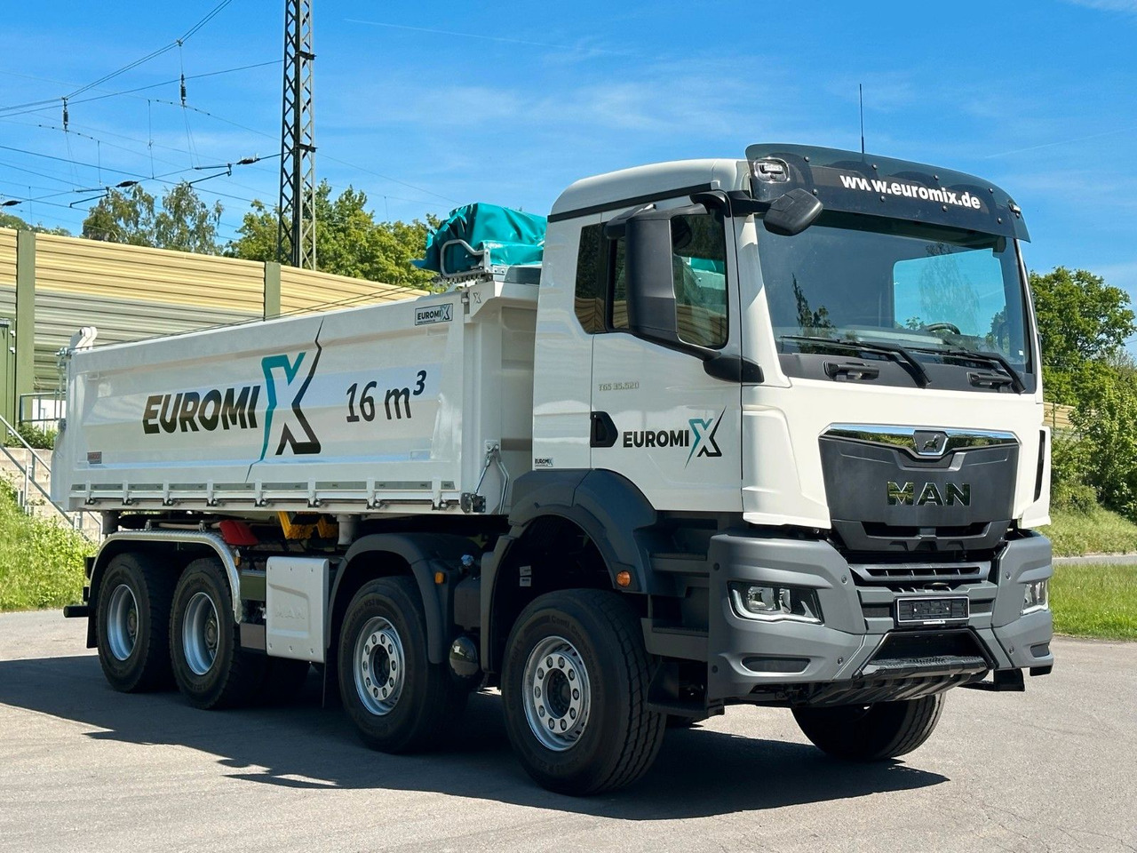 Caminhão basculante MAN TGS 35.520 8x4 EuromixMTP 3-Seiten-Kipper: foto 7