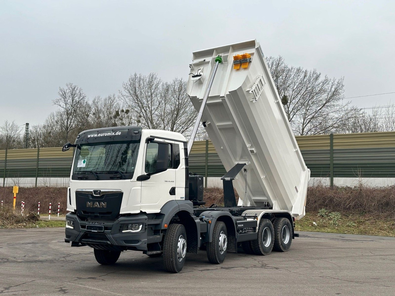 Caminhão basculante MAN TGS 41.400 8x4 / EUROMIX MTP 20m³/ EURO 5: foto 8