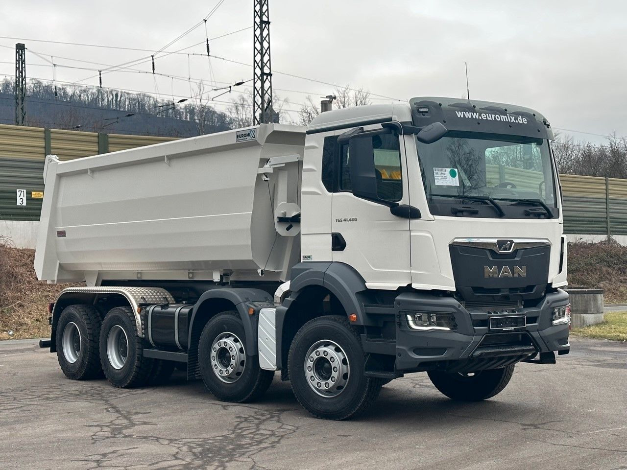 Caminhão basculante MAN TGS 41.400 8x4 / EUROMIX MTP 20m³/ EURO 5: foto 7