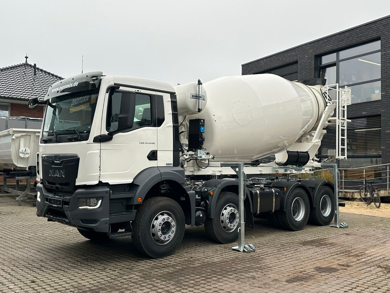 Caminhão betoneira MAN TGS 41.480 8x4 WECHSELSYSTEM KIPPER+MISCHER: foto 16