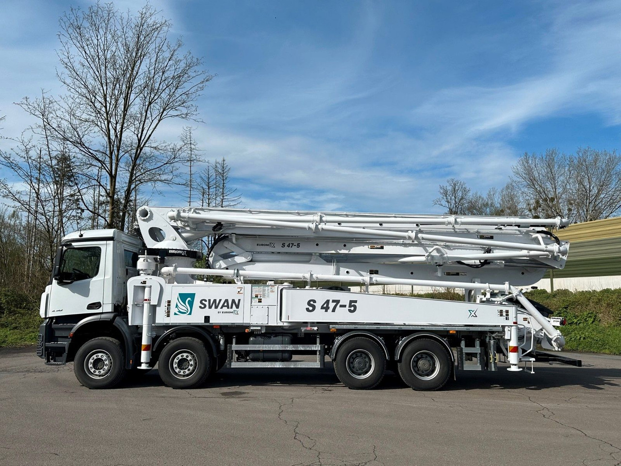 Mercedes-Benz Arocs 5 4542 8x4 SWAN TSP 47-5 160RZ ( 47m ) - Caminhão betoneira: foto 3 Mercedes-Benz Arocs 5 4542 8x4 SWAN TSP 47-5 160RZ ( 47m ) - Caminhão betoneira: foto 3