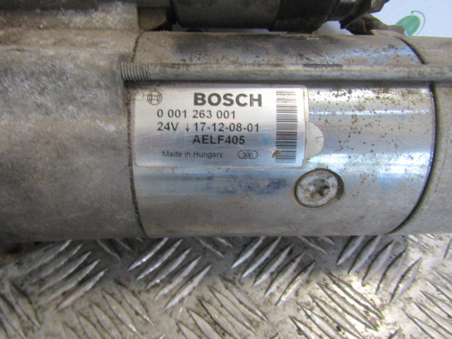 DAF LF 45 EURO 5 STARTER MOTOR ‘BOSCH’ P/NO 0-001263001 - Sistema elétrico de Caminhão: foto 2 DAF LF 45 EURO 5 STARTER MOTOR ‘BOSCH’ P/NO 0-001263001 - Sistema elétrico de Caminhão: foto 2