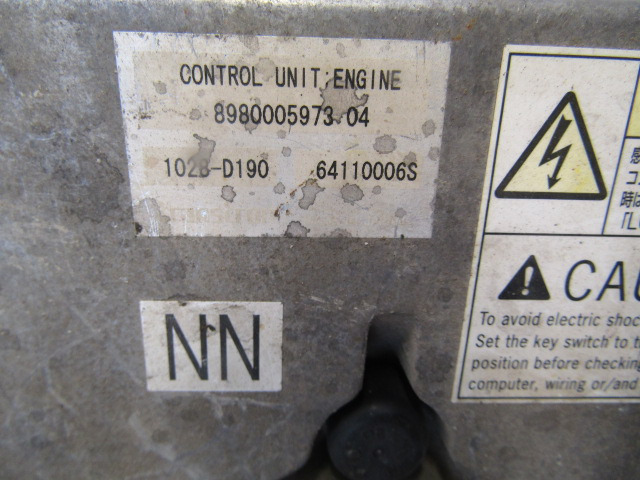 ISUZU NQR ENGINE CONTROL UNIT P/NO 8980005973 04 - Centralina electrónica de Caminhão: foto 2 ISUZU NQR ENGINE CONTROL UNIT P/NO 8980005973 04 - Centralina electrónica de Caminhão: foto 2