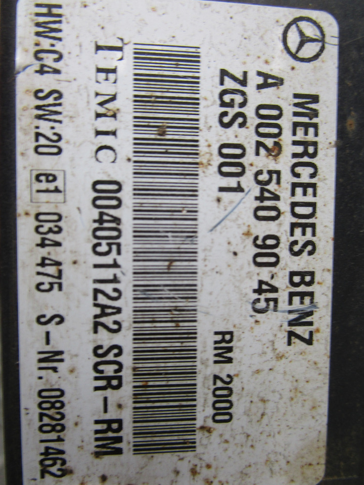 MERCEDES AXOR SCR CONTROL UNIT P/NO A0025409045 - Sistema elétrico de Caminhão: foto 2 MERCEDES AXOR SCR CONTROL UNIT P/NO A0025409045 - Sistema elétrico de Caminhão: foto 2