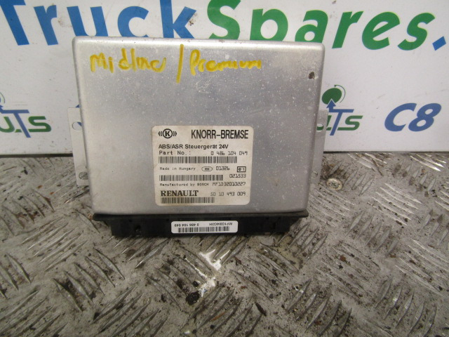 RENAULT MIDLUM DCI ABS/ASR ECU P/NO 486104049/5010453009 - Sistema elétrico de Caminhão: foto 1 RENAULT MIDLUM DCI ABS/ASR ECU P/NO 486104049/5010453009 - Sistema elétrico de Caminhão: foto 1
