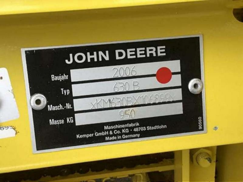 John Deere 630 B - Acessórios para Colhedora de forragem: foto 2 John Deere 630 B - Acessórios para Colhedora de forragem: foto 2
