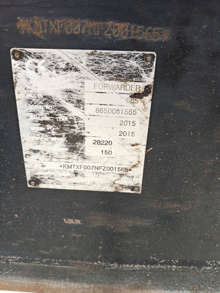 Komatsu 865  - Forwarder: foto 3 Komatsu 865  - Forwarder: foto 3