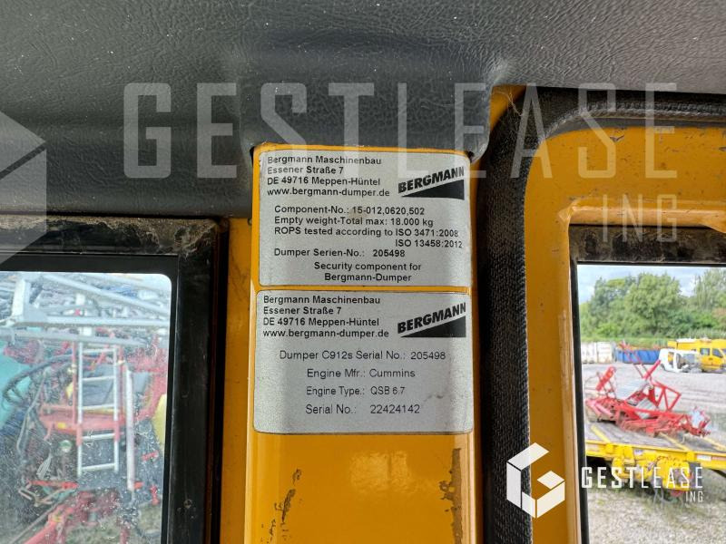 Dumper de rastos Bergmann C912S: foto 15