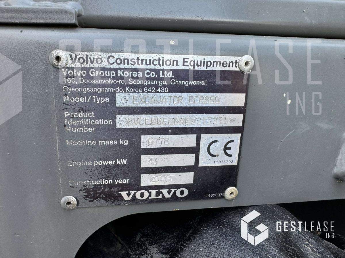 Volvo ECR88D - Escavadora de rastos: foto 5 Volvo ECR88D - Escavadora de rastos: foto 5