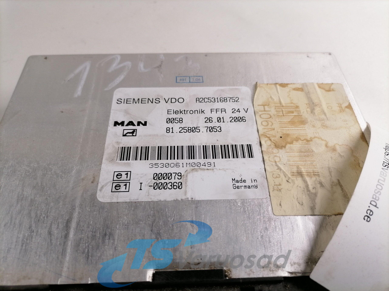 MAN Ecu, FFR 81258057053 - Centralina electrónica de Caminhão: foto 2 MAN Ecu, FFR 81258057053 - Centralina electrónica de Caminhão: foto 2