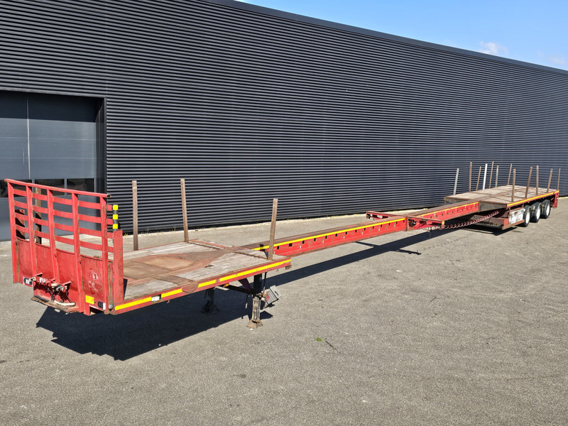 Broshuis 3AOU 48 / 2 x EXTENDABLE / 28.8 mtr / 3 X STEERING AXLE - Semi-reboque plataforma/ Caixa aberta: foto 1 Broshuis 3AOU 48 / 2 x EXTENDABLE / 28.8 mtr / 3 X STEERING AXLE - Semi-reboque plataforma/ Caixa aberta: foto 1