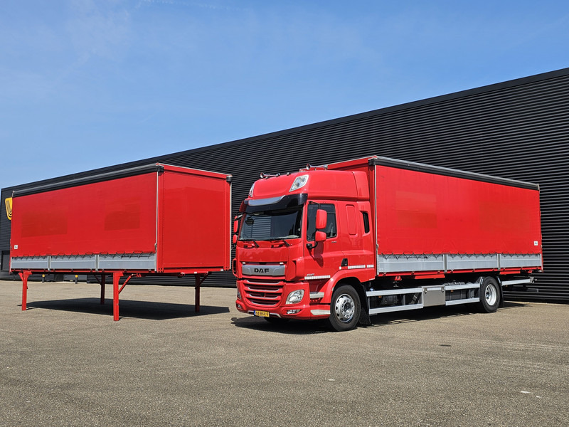 DAF CF 340 SPACECAB / 2 X BDF LAADBAK - Caminhão transportador de contêineres/ Caixa móvel: foto 1 DAF CF 340 SPACECAB / 2 X BDF LAADBAK - Caminhão transportador de contêineres/ Caixa móvel: foto 1