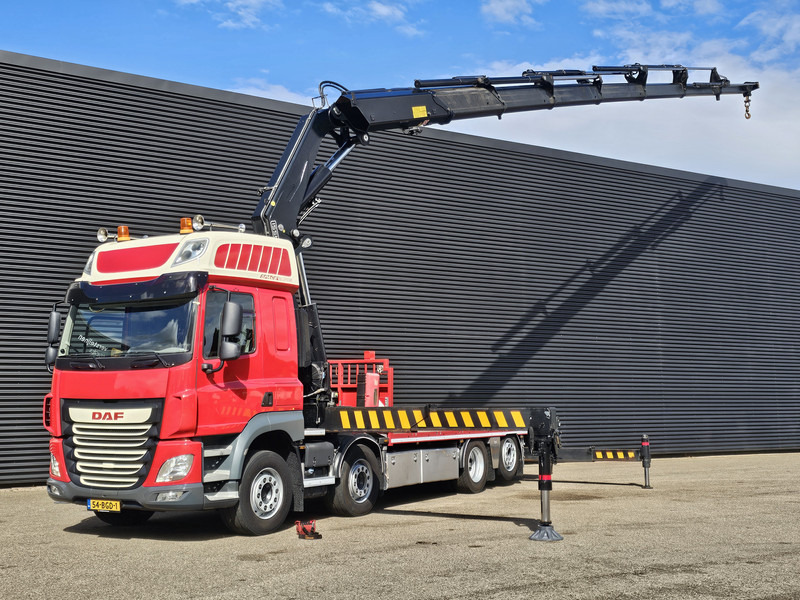 DAF CF 460 8x2/6 / FASSI 82 t/m CRANE / KRAN - 18.3 mtr - Camião de caixa aberta/ Plataforma, Caminhão grua: foto 1 DAF CF 460 8x2/6 / FASSI 82 t/m CRANE / KRAN - 18.3 mtr - Camião de caixa aberta/ Plataforma, Caminhão grua: foto 1