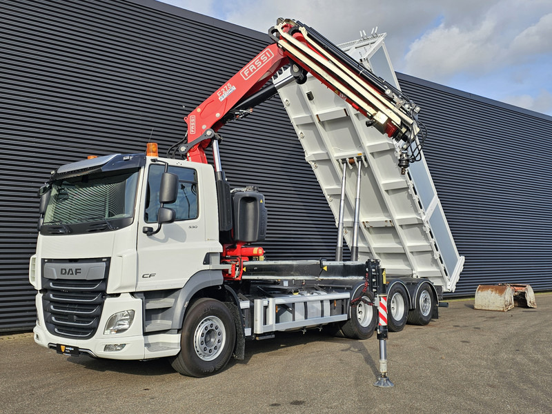 DAF CF 530 8x4-4 / FASSI 27.5 t/m CRANE + TIPPER - Caminhão grua: foto 2 DAF CF 530 8x4-4 / FASSI 27.5 t/m CRANE + TIPPER - Caminhão grua: foto 2