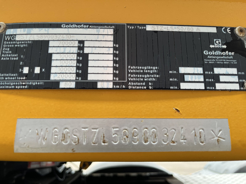 Semireboque baixa Goldhofer STZ-L 5-50/80 A / 5 X STEERING / EXTENDABLE /: foto 18
