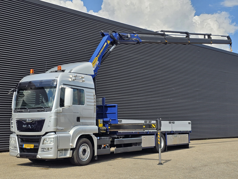 MAN TGS 18.360 4x2 PALFINGER 27 t/m CRANE / KRAN - Camião de caixa aberta/ Plataforma, Caminhão grua: foto 1 MAN TGS 18.360 4x2 PALFINGER 27 t/m CRANE / KRAN - Camião de caixa aberta/ Plataforma, Caminhão grua: foto 1