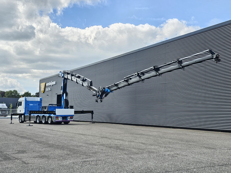 MAN TGX 35.480 8x4-4 / HMF 85 t/m + JIB / WINCH - Camião de caixa aberta/ Plataforma, Caminhão grua: foto 3 MAN TGX 35.480 8x4-4 / HMF 85 t/m + JIB / WINCH - Camião de caixa aberta/ Plataforma, Caminhão grua: foto 3