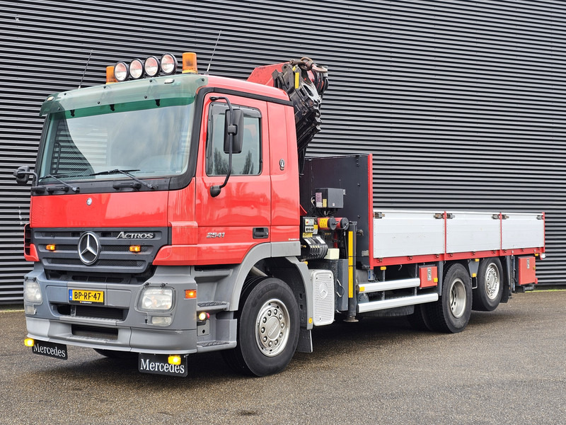 Camião de caixa aberta/ Plataforma, Caminhão grua Mercedes-Benz ACTROS 2541 6X2 / PALFINGER PK 42 t/m CRANE / KRAN: foto 18
