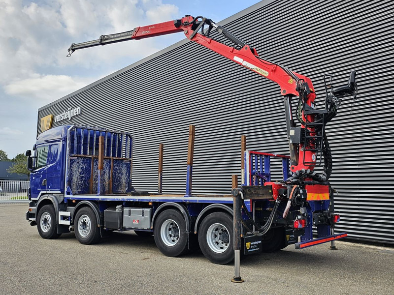 Scania G440 / RETARDER / 8x4 / PALFINGER-EPSILON CRANE - Camião de caixa aberta/ Plataforma, Caminhão grua: foto 2 Scania G440 / RETARDER / 8x4 / PALFINGER-EPSILON CRANE - Camião de caixa aberta/ Plataforma, Caminhão grua: foto 2