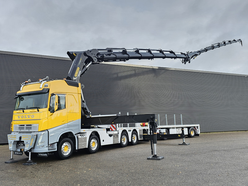 Volvo FH 540 8x4 / PALFINGER 165 TEC 7 + PJ300 / WINCH - Camião de caixa aberta/ Plataforma, Caminhão grua: foto 1 Volvo FH 540 8x4 / PALFINGER 165 TEC 7 + PJ300 / WINCH - Camião de caixa aberta/ Plataforma, Caminhão grua: foto 1