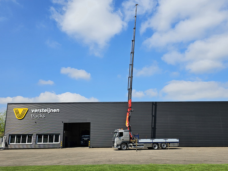 Volvo FM 410 6x2-4 / PALFINGER 33 t/m CRANE + WINCH / KRAN / GRUA - Camião de caixa aberta/ Plataforma, Caminhão grua: foto 4 Volvo FM 410 6x2-4 / PALFINGER 33 t/m CRANE + WINCH / KRAN / GRUA - Camião de caixa aberta/ Plataforma, Caminhão grua: foto 4