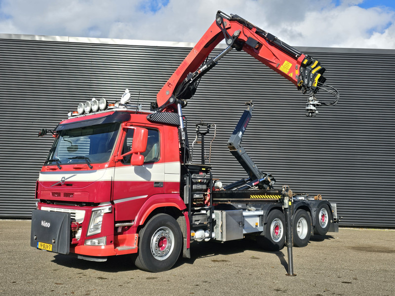Volvo FM 420 8x2 / HIAB HOOKLIFT + 30 t/m CRANE - KRAN - Caminhão polibenne, Caminhão grua: foto 4 Volvo FM 420 8x2 / HIAB HOOKLIFT + 30 t/m CRANE - KRAN - Caminhão polibenne, Caminhão grua: foto 4