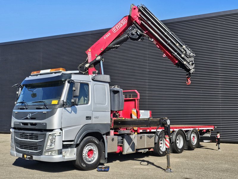 Volvo FM 460 8x4-4 / FASSI 36.5 t/m -8 x EXTENSION + WINCH - Camião de caixa aberta/ Plataforma, Caminhão grua: foto 5 Volvo FM 460 8x4-4 / FASSI 36.5 t/m -8 x EXTENSION + WINCH - Camião de caixa aberta/ Plataforma, Caminhão grua: foto 5