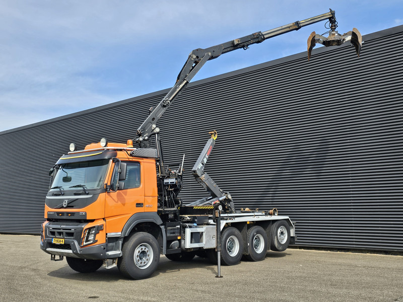 Volvo FMX 460 8x4-4 / HIAB Z CRANE + HOOKLIFT - Caminhão polibenne: foto 1 Volvo FMX 460 8x4-4 / HIAB Z CRANE + HOOKLIFT - Caminhão polibenne: foto 1