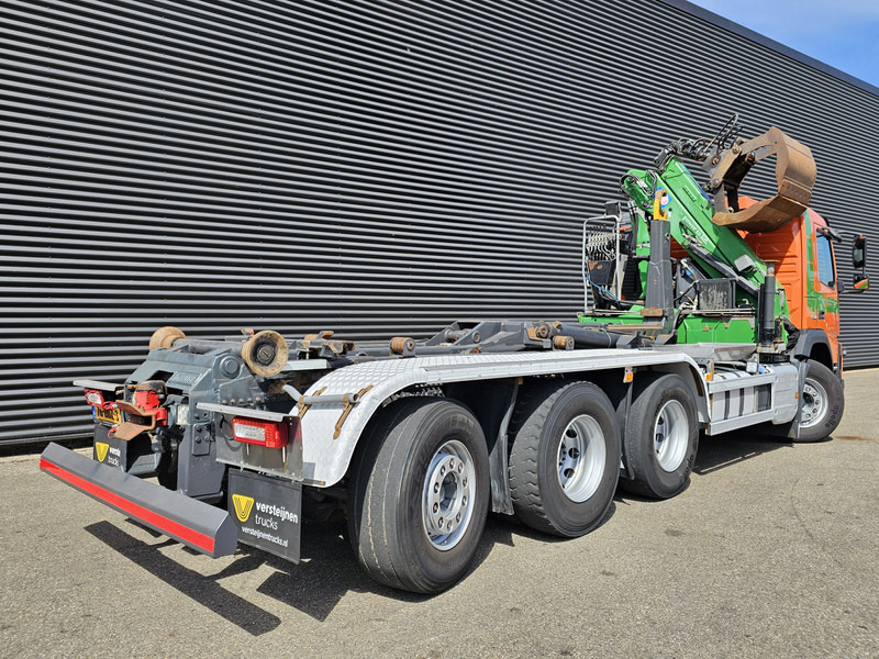 Volvo FMX 460 / 8x4-4 / HMF CRANE + HOOKLIFT / CONTAINER - Caminhão polibenne, Caminhão grua: foto 5 Volvo FMX 460 / 8x4-4 / HMF CRANE + HOOKLIFT / CONTAINER - Caminhão polibenne, Caminhão grua: foto 5