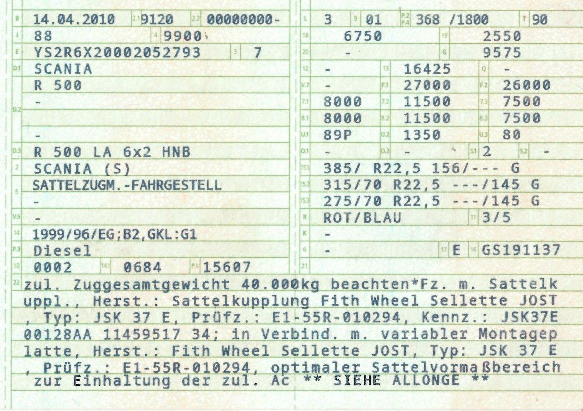 Scania R500 V8 6x2 | Retarder | Topline | Liftachse - Tractor: foto 2 Scania R500 V8 6x2 | Retarder | Topline | Liftachse - Tractor: foto 2