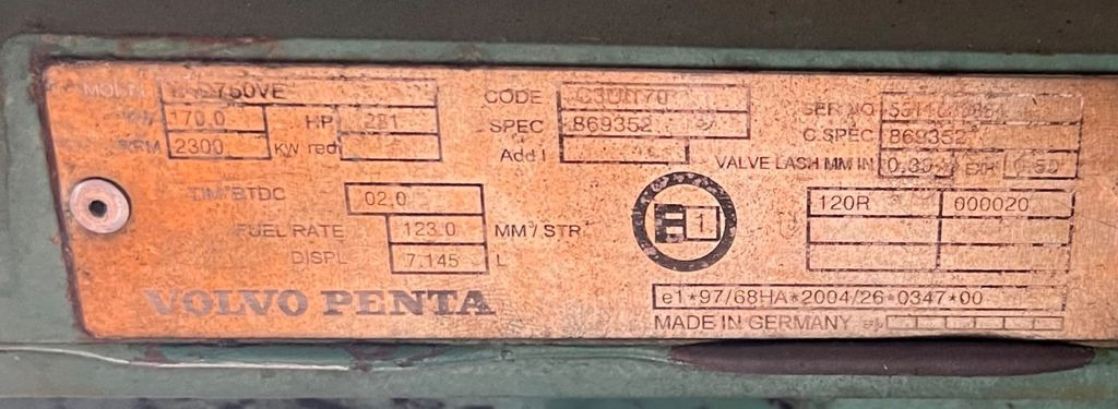 VOLVO PENTA & DANA SPICER Top Zustand VOLVO PENTA & DANA SPICER Top Zustand - Motor de Caminhão: foto 2 VOLVO PENTA & DANA SPICER Top Zustand VOLVO PENTA & DANA SPICER Top Zustand - Motor de Caminhão: foto 2
