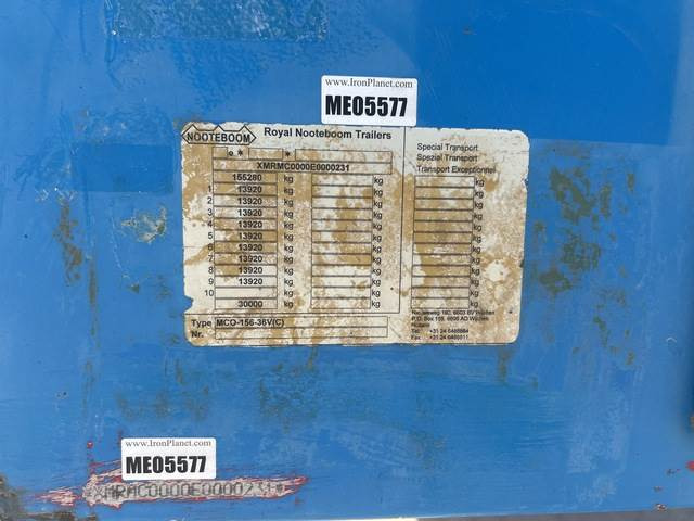 Nooteboom MCO-156-36V - Semireboque baixa: foto 5 Nooteboom MCO-156-36V - Semireboque baixa: foto 5