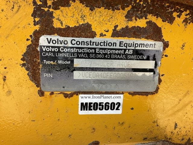 Volvo A40F - Caminhão articulado: foto 5 Volvo A40F - Caminhão articulado: foto 5