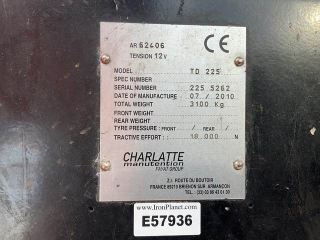 Charlatte TD225 - Trator elétrics: foto 5 Charlatte TD225 - Trator elétrics: foto 5